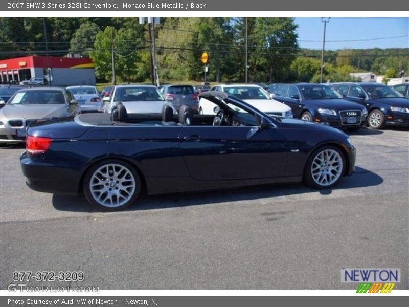 Monaco Blue Metallic / Black 2007 BMW 3 Series 328i Convertible