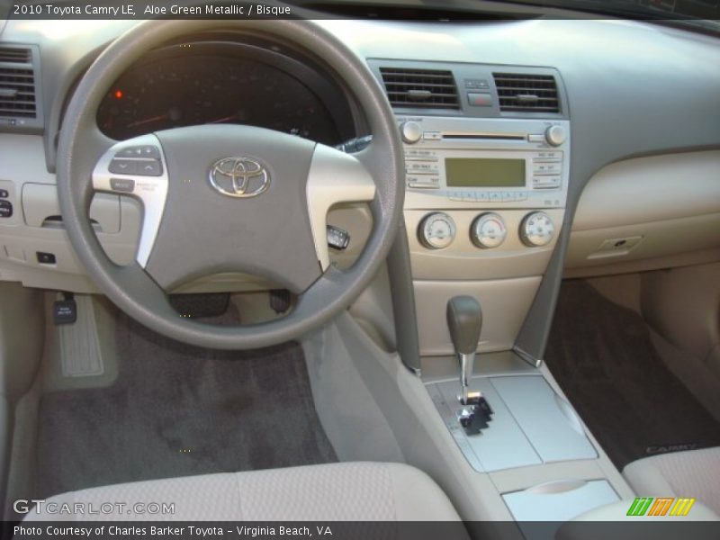 Aloe Green Metallic / Bisque 2010 Toyota Camry LE