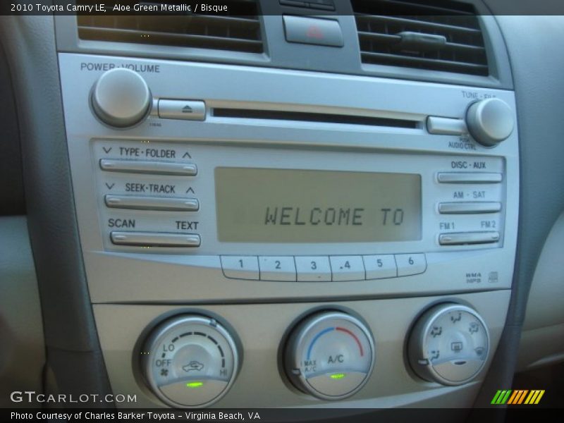 Aloe Green Metallic / Bisque 2010 Toyota Camry LE
