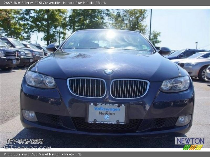 Monaco Blue Metallic / Black 2007 BMW 3 Series 328i Convertible