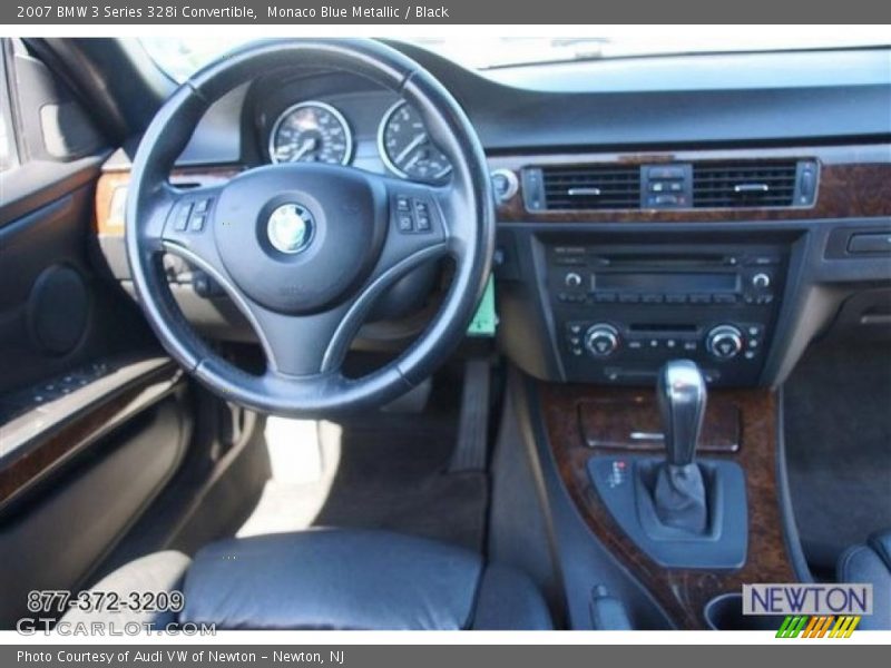 Monaco Blue Metallic / Black 2007 BMW 3 Series 328i Convertible