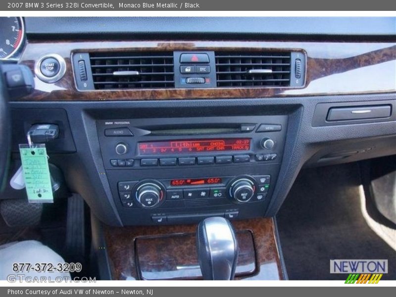 Monaco Blue Metallic / Black 2007 BMW 3 Series 328i Convertible