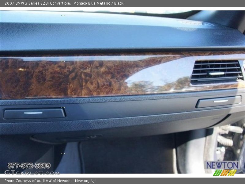 Monaco Blue Metallic / Black 2007 BMW 3 Series 328i Convertible