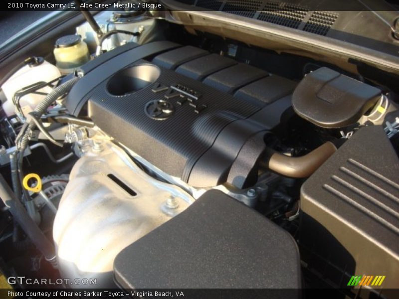Aloe Green Metallic / Bisque 2010 Toyota Camry LE
