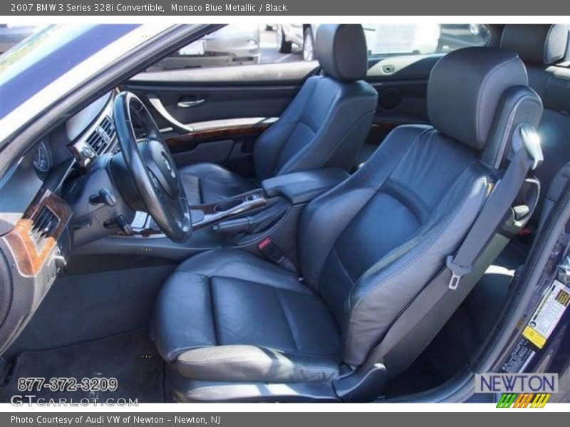 Monaco Blue Metallic / Black 2007 BMW 3 Series 328i Convertible