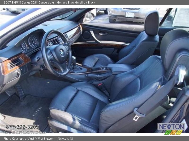Monaco Blue Metallic / Black 2007 BMW 3 Series 328i Convertible