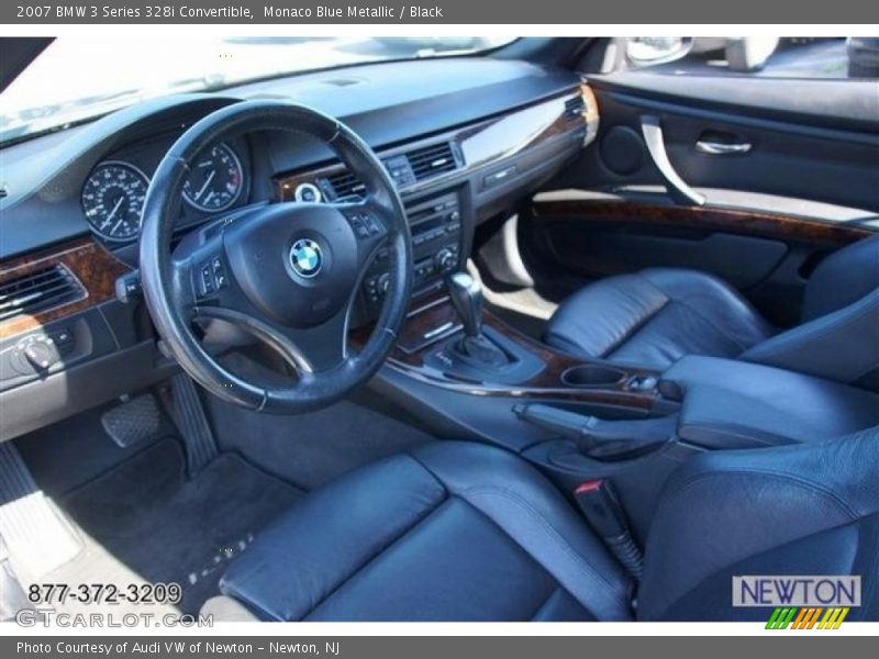 Monaco Blue Metallic / Black 2007 BMW 3 Series 328i Convertible