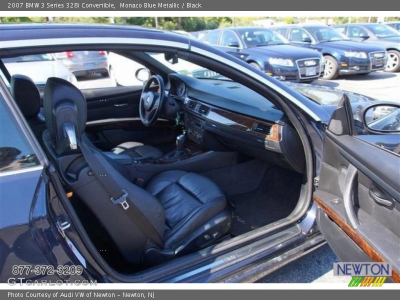 Monaco Blue Metallic / Black 2007 BMW 3 Series 328i Convertible