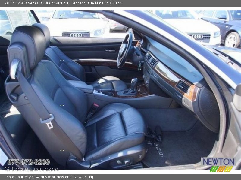 Monaco Blue Metallic / Black 2007 BMW 3 Series 328i Convertible