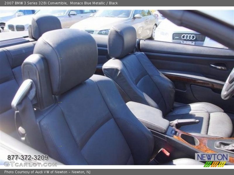 Monaco Blue Metallic / Black 2007 BMW 3 Series 328i Convertible