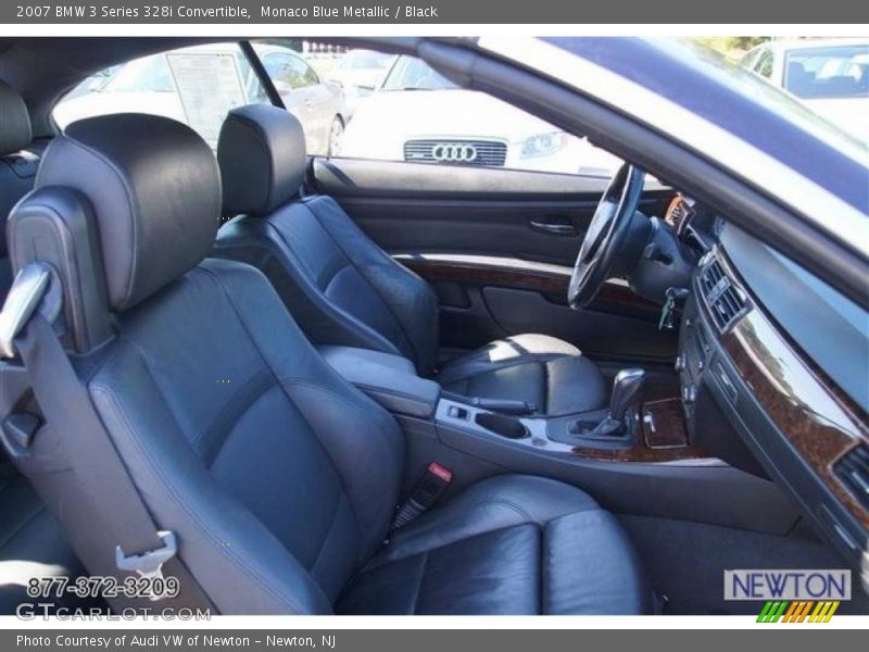 Monaco Blue Metallic / Black 2007 BMW 3 Series 328i Convertible