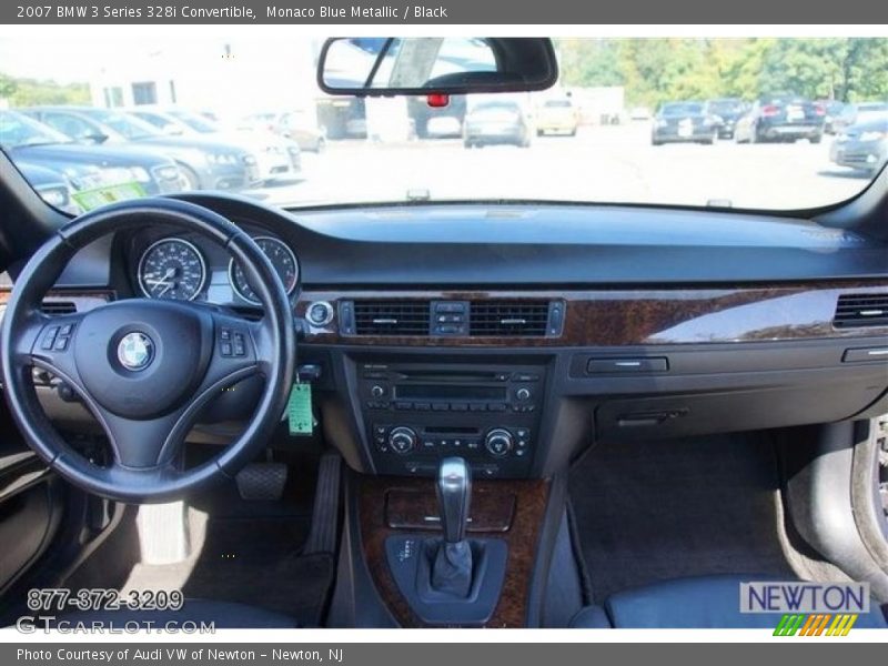 Monaco Blue Metallic / Black 2007 BMW 3 Series 328i Convertible