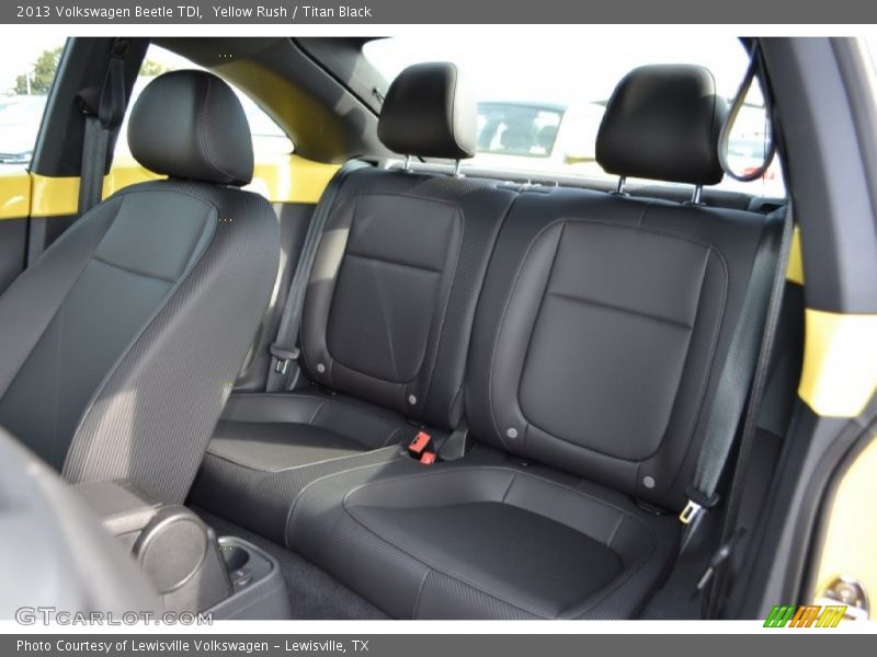 Yellow Rush / Titan Black 2013 Volkswagen Beetle TDI