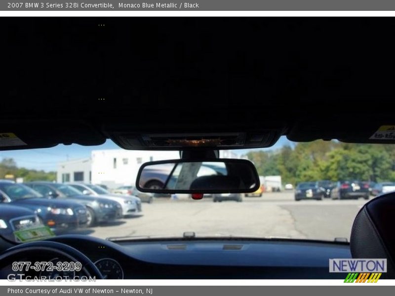 Monaco Blue Metallic / Black 2007 BMW 3 Series 328i Convertible