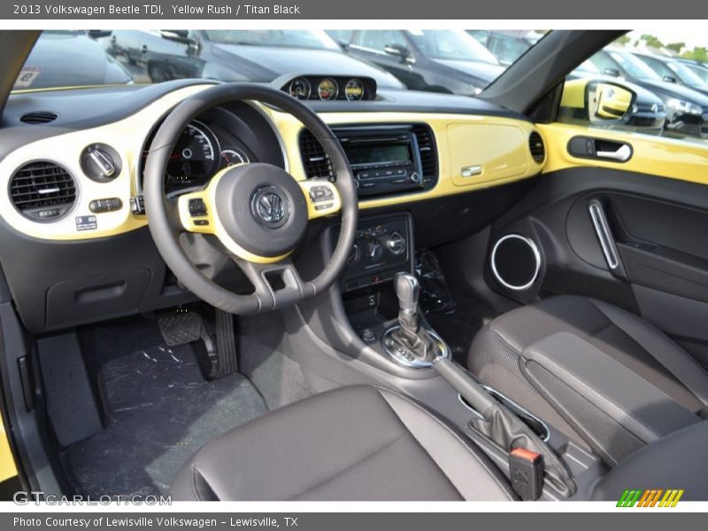  2013 Beetle TDI Titan Black Interior