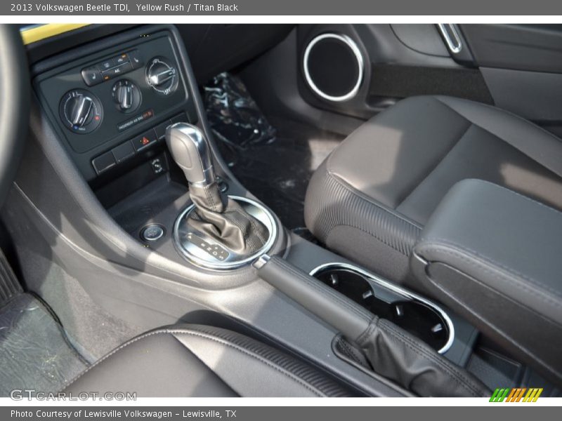 Yellow Rush / Titan Black 2013 Volkswagen Beetle TDI