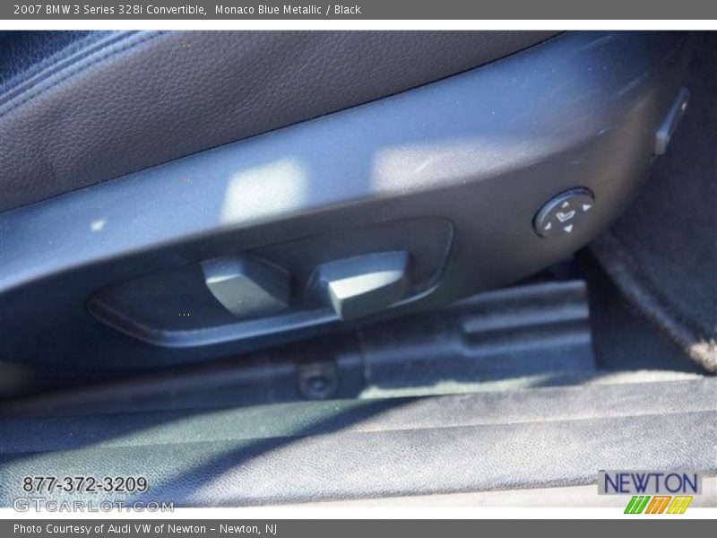 Monaco Blue Metallic / Black 2007 BMW 3 Series 328i Convertible