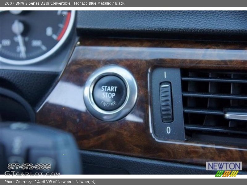 Monaco Blue Metallic / Black 2007 BMW 3 Series 328i Convertible