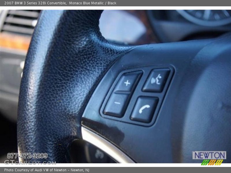 Monaco Blue Metallic / Black 2007 BMW 3 Series 328i Convertible