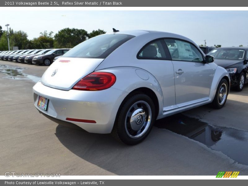 Reflex Silver Metallic / Titan Black 2013 Volkswagen Beetle 2.5L