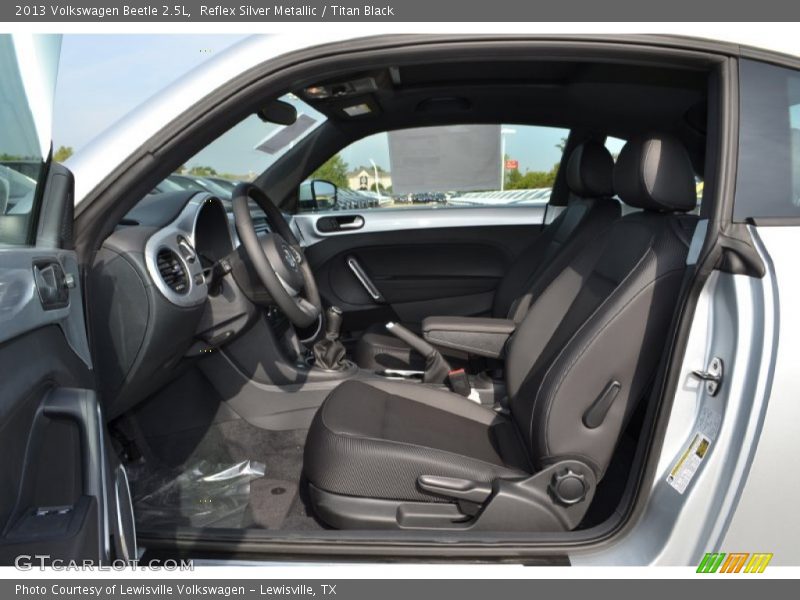 Reflex Silver Metallic / Titan Black 2013 Volkswagen Beetle 2.5L
