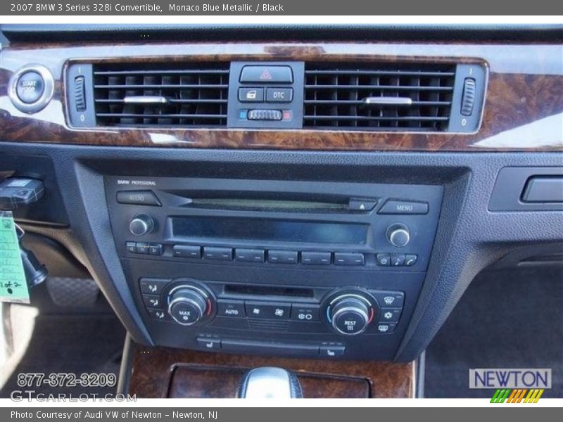 Monaco Blue Metallic / Black 2007 BMW 3 Series 328i Convertible