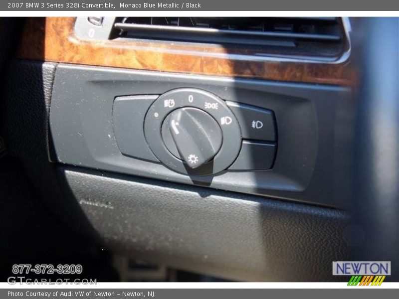 Monaco Blue Metallic / Black 2007 BMW 3 Series 328i Convertible