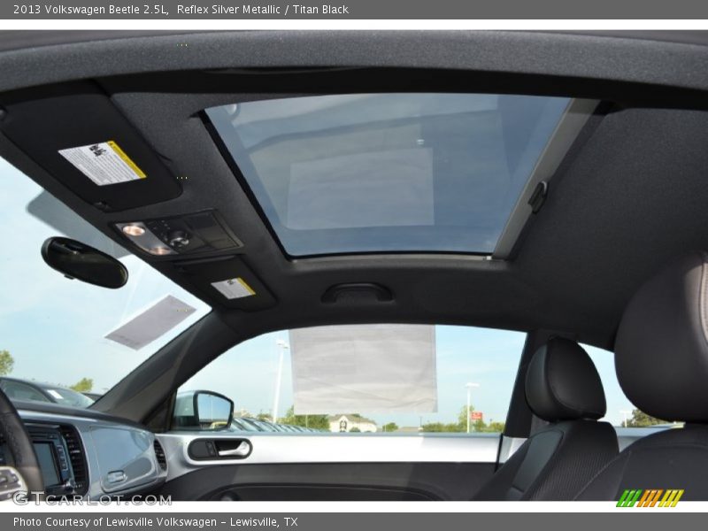 Reflex Silver Metallic / Titan Black 2013 Volkswagen Beetle 2.5L