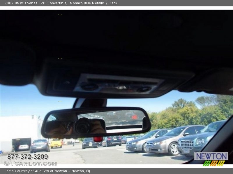 Monaco Blue Metallic / Black 2007 BMW 3 Series 328i Convertible