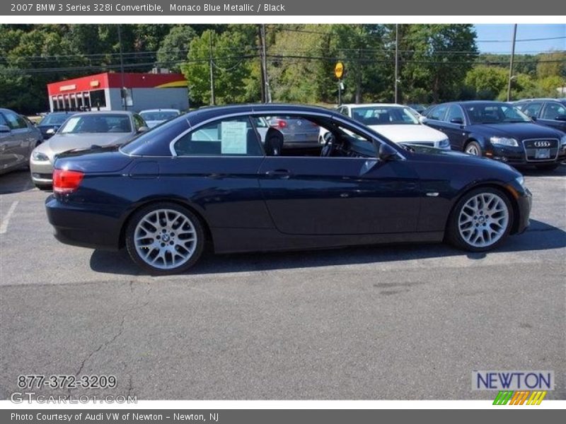 Monaco Blue Metallic / Black 2007 BMW 3 Series 328i Convertible