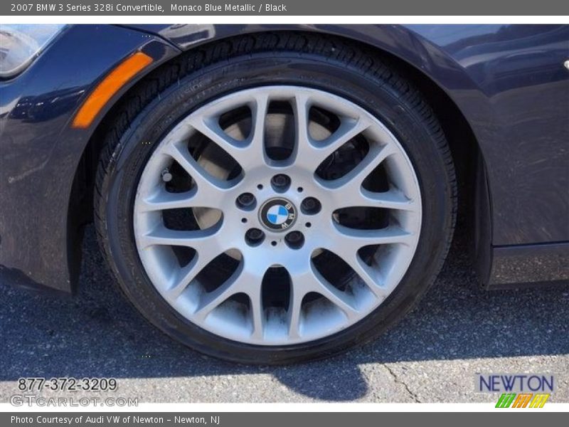 Monaco Blue Metallic / Black 2007 BMW 3 Series 328i Convertible