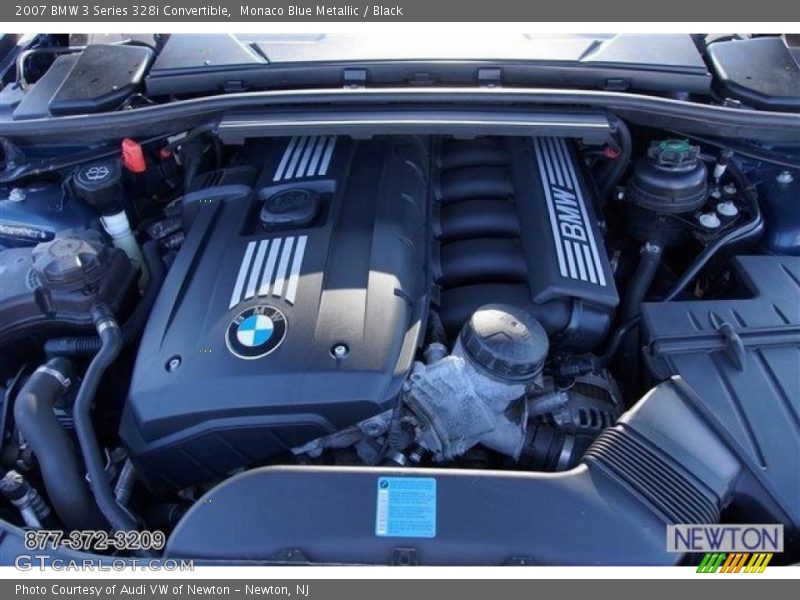 Monaco Blue Metallic / Black 2007 BMW 3 Series 328i Convertible