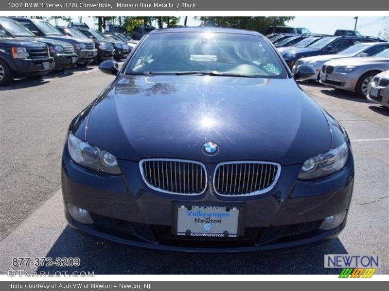 Monaco Blue Metallic / Black 2007 BMW 3 Series 328i Convertible
