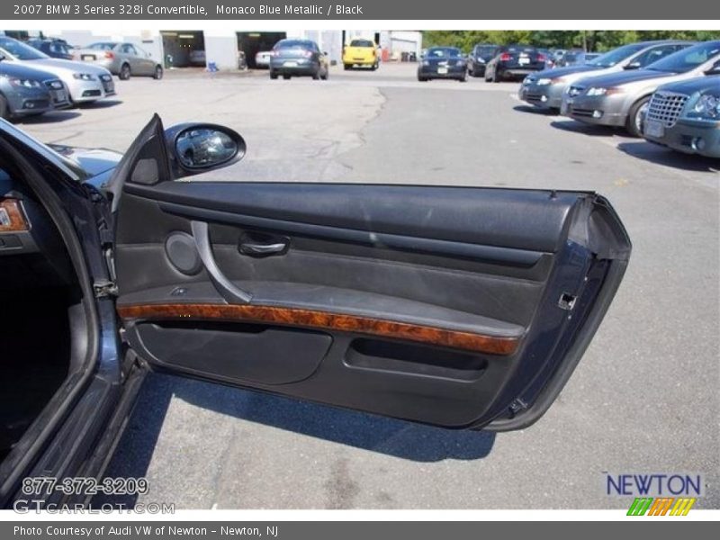Monaco Blue Metallic / Black 2007 BMW 3 Series 328i Convertible