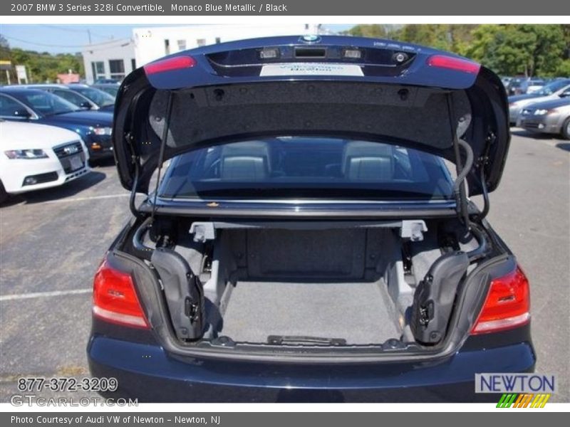 Monaco Blue Metallic / Black 2007 BMW 3 Series 328i Convertible