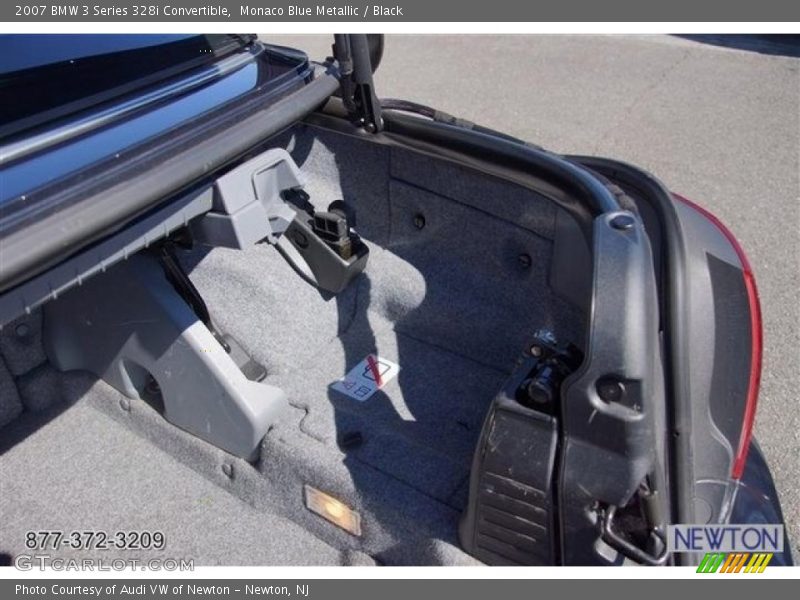 Monaco Blue Metallic / Black 2007 BMW 3 Series 328i Convertible