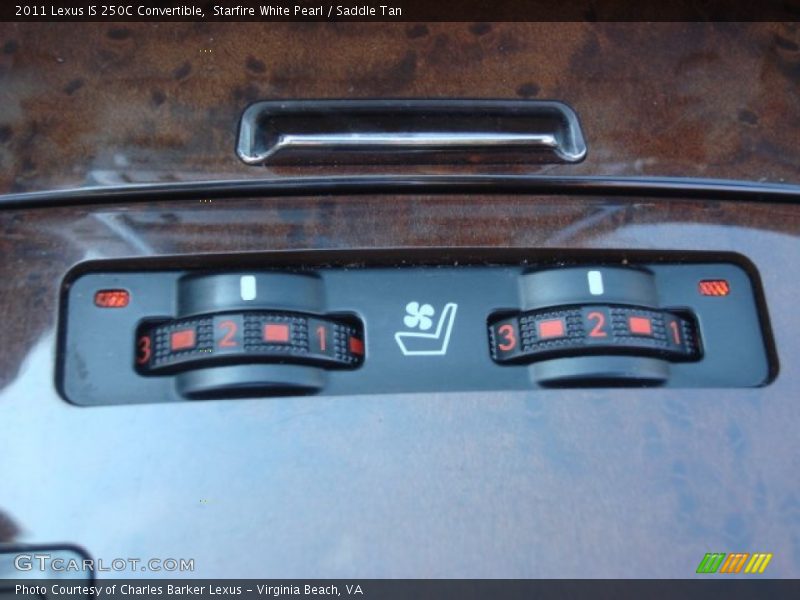 Starfire White Pearl / Saddle Tan 2011 Lexus IS 250C Convertible