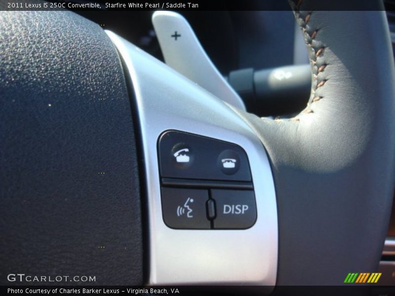 Controls of 2011 IS 250C Convertible