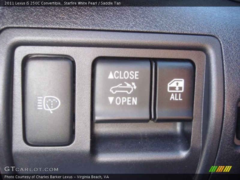 Controls of 2011 IS 250C Convertible