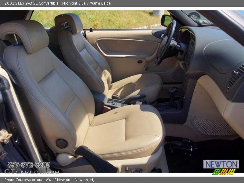 Midnight Blue / Warm Beige 2001 Saab 9-3 SE Convertible