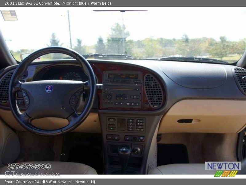 Midnight Blue / Warm Beige 2001 Saab 9-3 SE Convertible