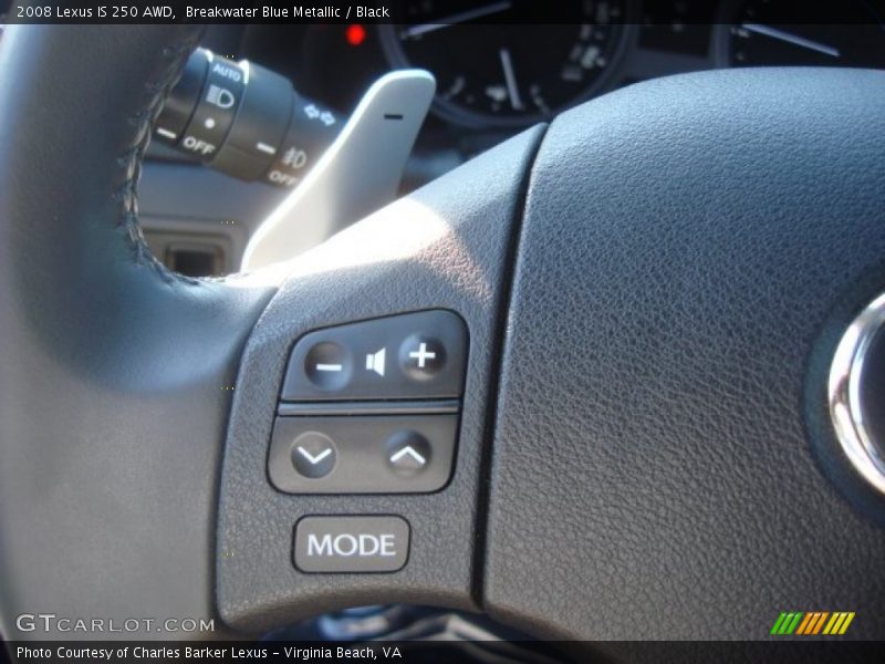 Controls of 2008 IS 250 AWD
