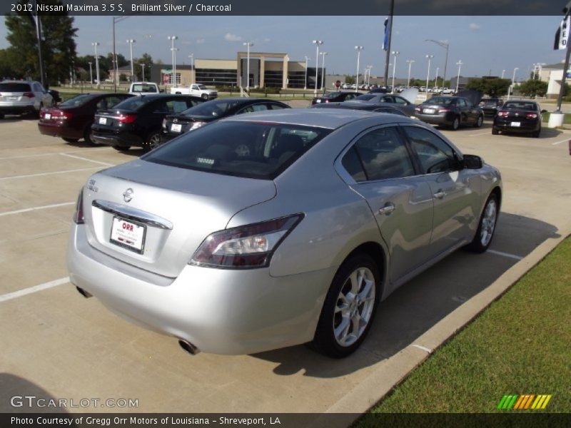 Brilliant Silver / Charcoal 2012 Nissan Maxima 3.5 S