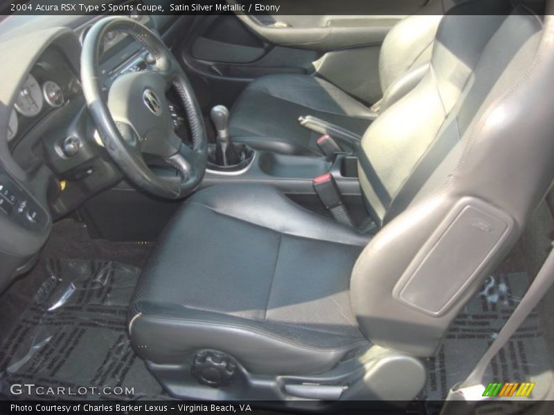  2004 RSX Type S Sports Coupe Ebony Interior
