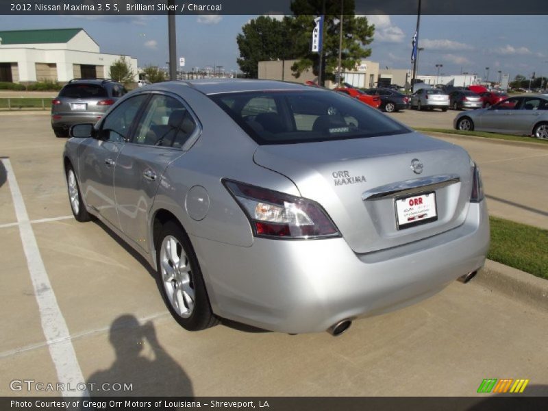 Brilliant Silver / Charcoal 2012 Nissan Maxima 3.5 S