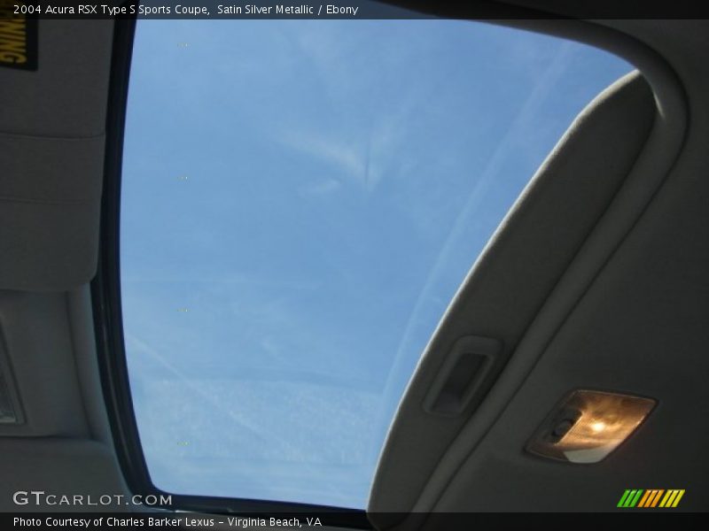 Satin Silver Metallic / Ebony 2004 Acura RSX Type S Sports Coupe