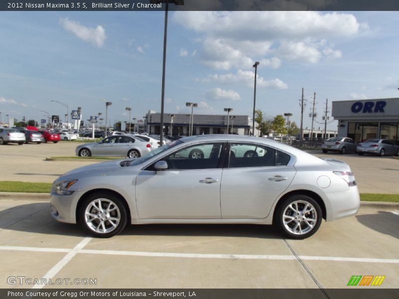 Brilliant Silver / Charcoal 2012 Nissan Maxima 3.5 S