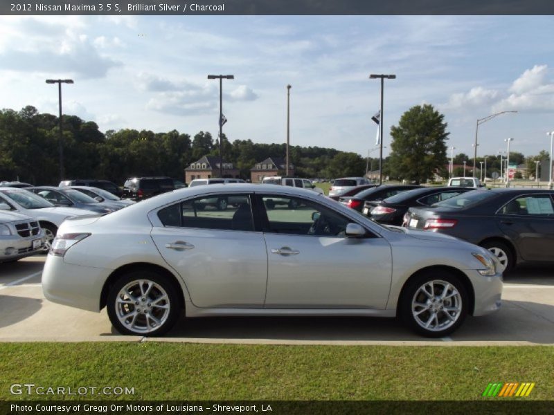 Brilliant Silver / Charcoal 2012 Nissan Maxima 3.5 S