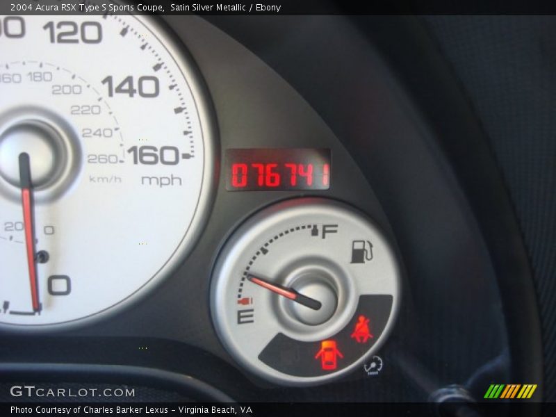  2004 RSX Type S Sports Coupe Type S Sports Coupe Gauges
