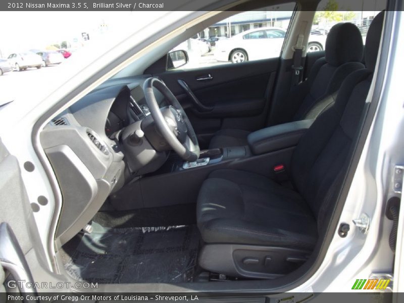 Brilliant Silver / Charcoal 2012 Nissan Maxima 3.5 S